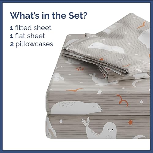 Miniatura 2 de CGK Linens - Juego de sábanas matrimonial de 4 piezas para niños, niñas, adolescentes, niños pequeños, bolsillos profundos de fácil ajuste,