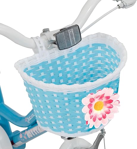 Miniatura 5 de JOYSTAR Angel - Bicicleta para niñas pequeñas y niños de 2 a 13 años, bicicleta para niños de 12, 14, 16, 18 pulgadas, con ruedas de entrenamiento y
