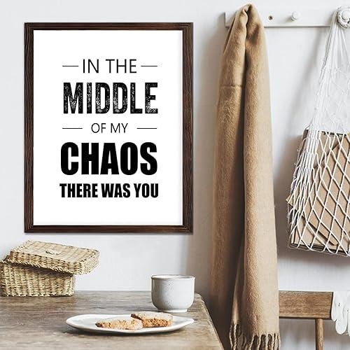 Miniatura 17 de In This Kitchen We Dance - Letrero de madera para decoración de pared, con citas religiosas, letrero de madera enmarcado, estilo rústico de granja