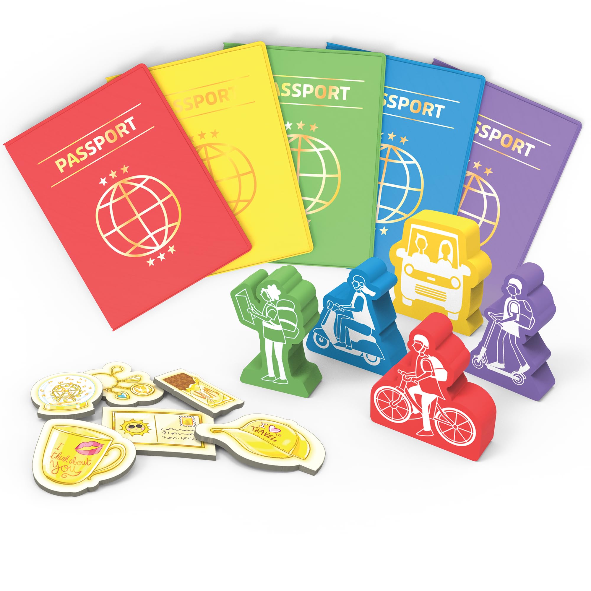 Gioco da tavolo Word Traveler, gioco interattivo per famiglie, perfetto per serate di gioco, feste e riunioni di vacanza, divertimento per bambini e adulti, età 10+, 2-5 giocatori, 30-45 minuti di