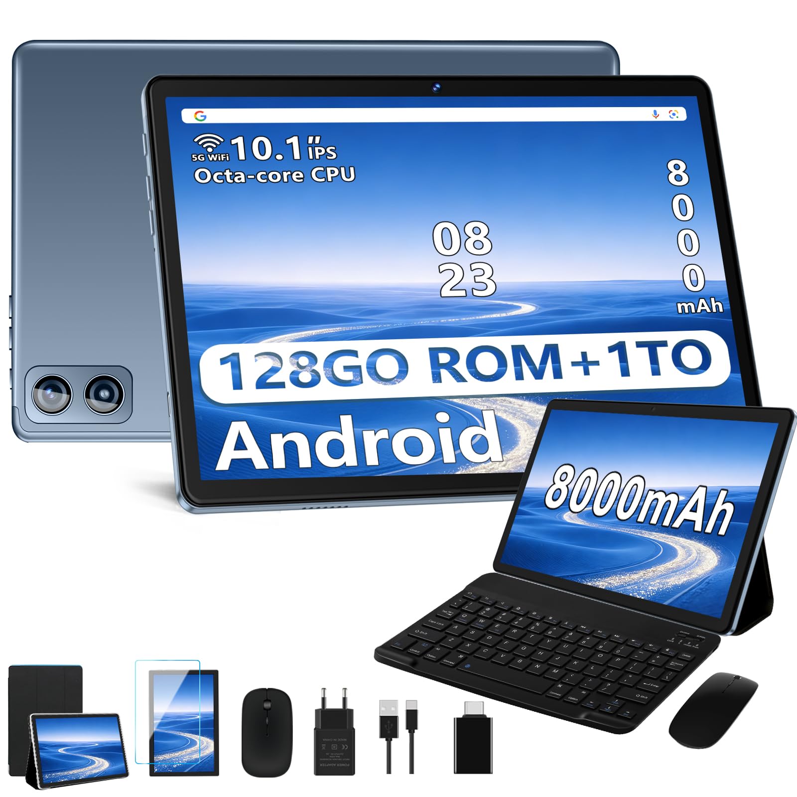 Oferta: Tablet 10 Pulgadas Android, 22GB RAM+128GB ROM (1TB