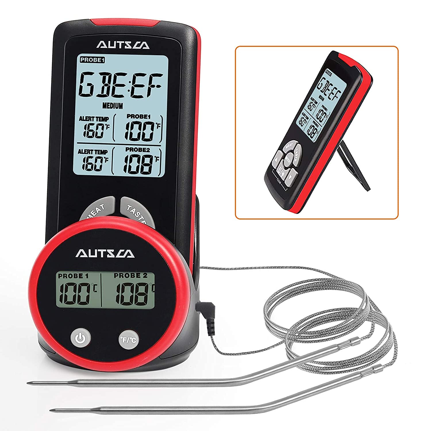 Buy Wireless Meat Thermometer for Grilling, Grill Thermometer Digital