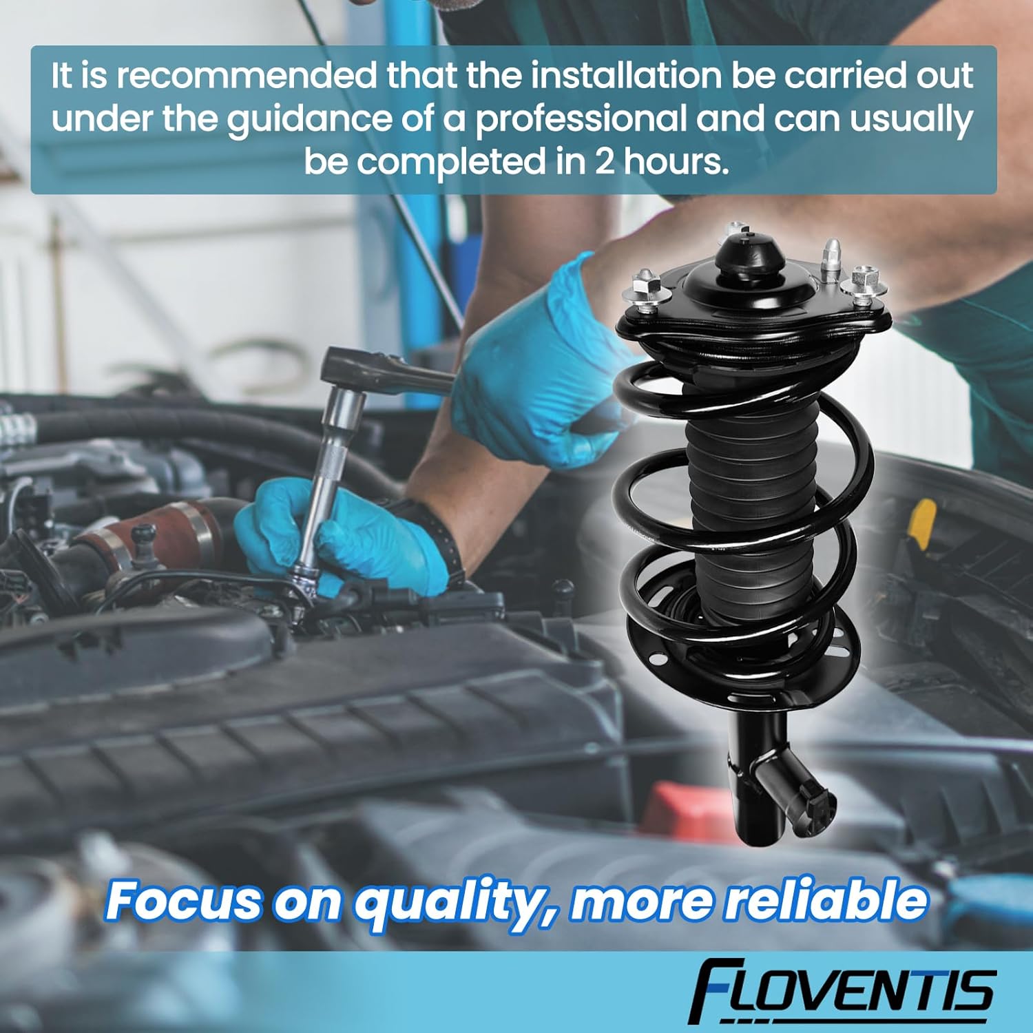 Air Suspension Shocks Absorbers for 2018-2022 Honda Accord Car Front Left Air Struts OEM Replace# 51621TVAL91, 51621-TVA-L91 (7S5161 x 1)