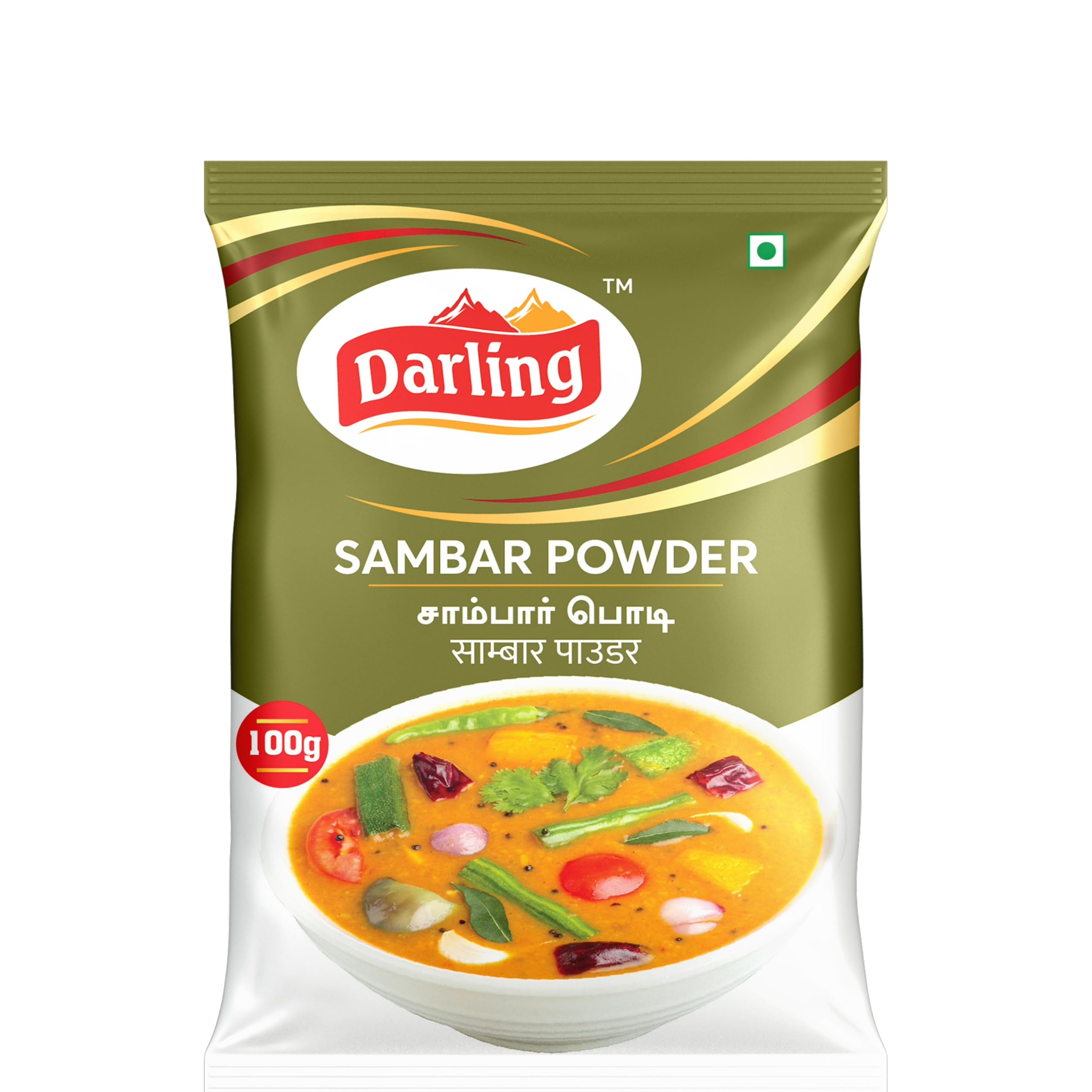 Darling Sambar Powder 500g (Pack of 5, Each 100g) with 50 g Asafoetida FREE|Authentic South Indian Flavor | Naturally Gluten Free | (B09PGDYPJ2) Amazon Price History, Amazon Price Tracker