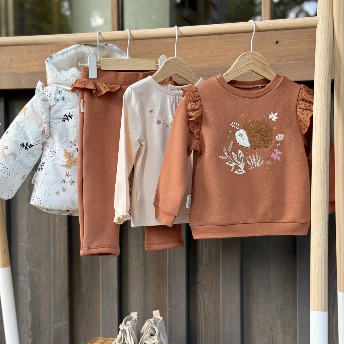 Petit Béguin - Doudoune bébé imperméable doublée sherpa avec capuche Bloom