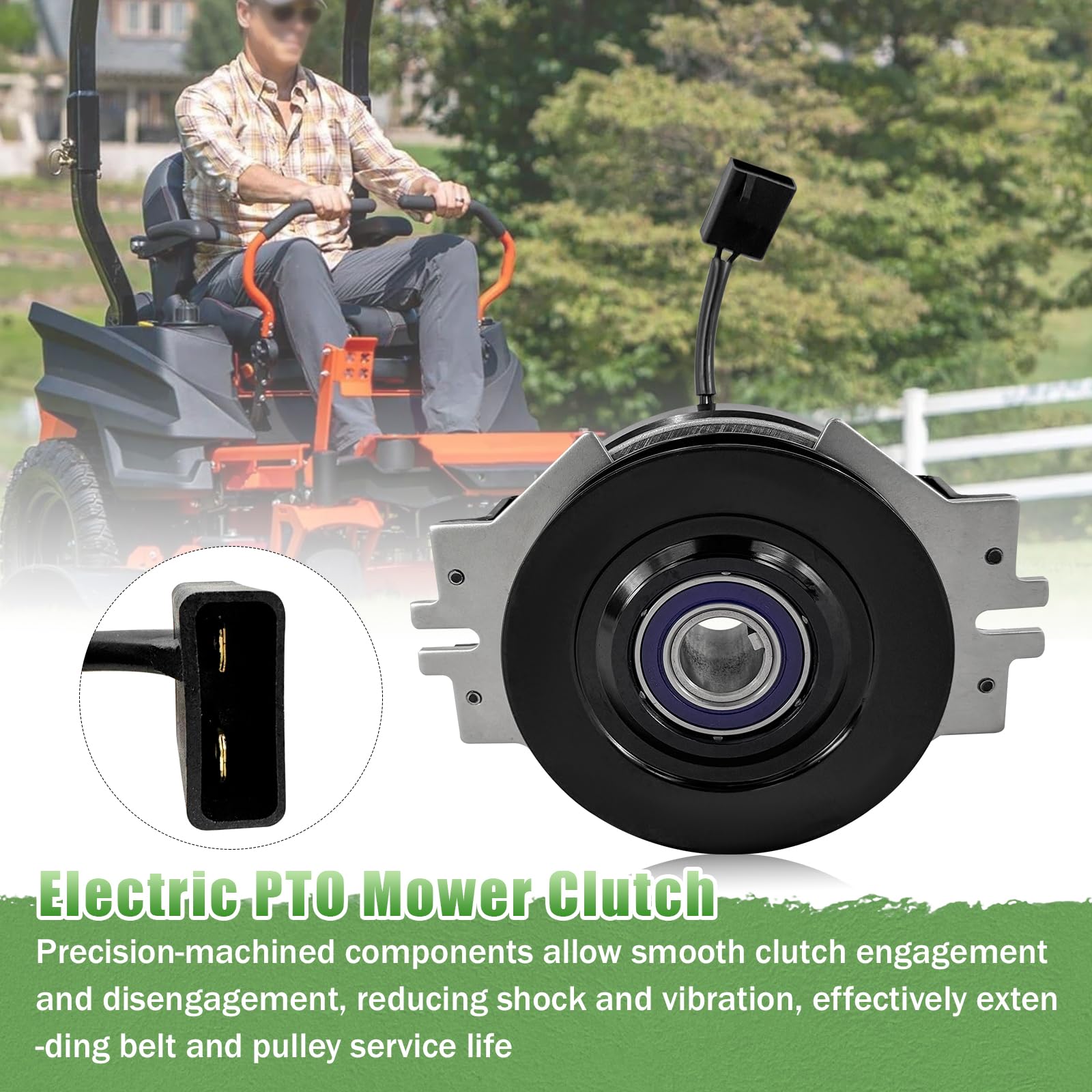 070-0056-00 - Embrague eléctrico PTO compatible con cortacéspedes Bad Boy ZT Elite & Maverick 2019-2023