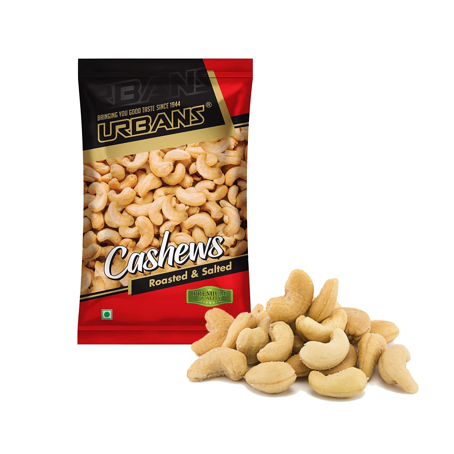 Urbans 100Grams (W240 Grade) Oven Roasted And Salted Whole Cashew Dry Fruit | Dry Roasted And Salted | Kaju Nut Pack of 1 (100gram Each) (B0D923JVXW) Amazon Price History, Amazon Price Tracker