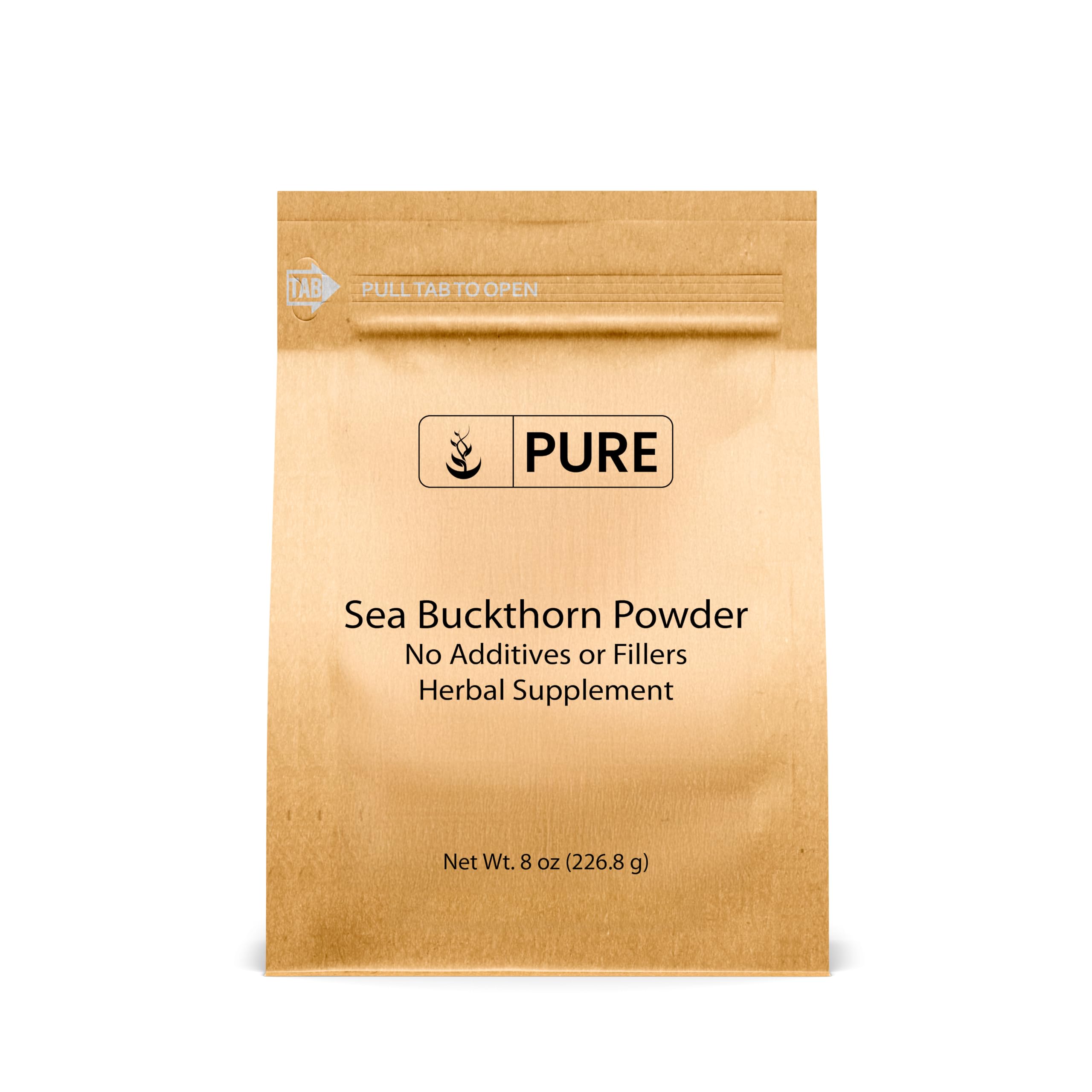 PURE ORIGINAL INGREDIENTS Suplemento em pó de espinheiro-marítimo, 224 g