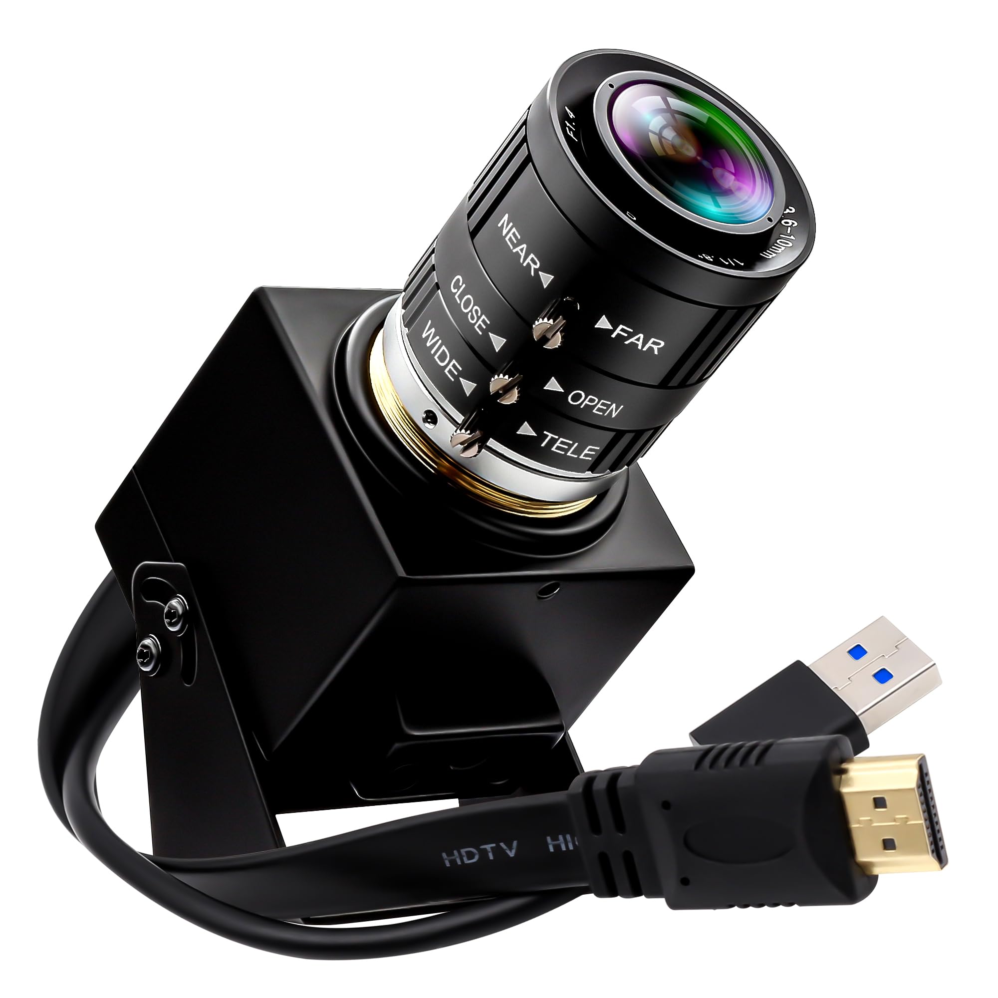 ELP 4K 60fps カメラ USB3.0 & HDMI デュアル同時出力 Amazon.co.jp: ELP 4K 60fps 高速カメラ USB3.0 & HDMI デュアル同時