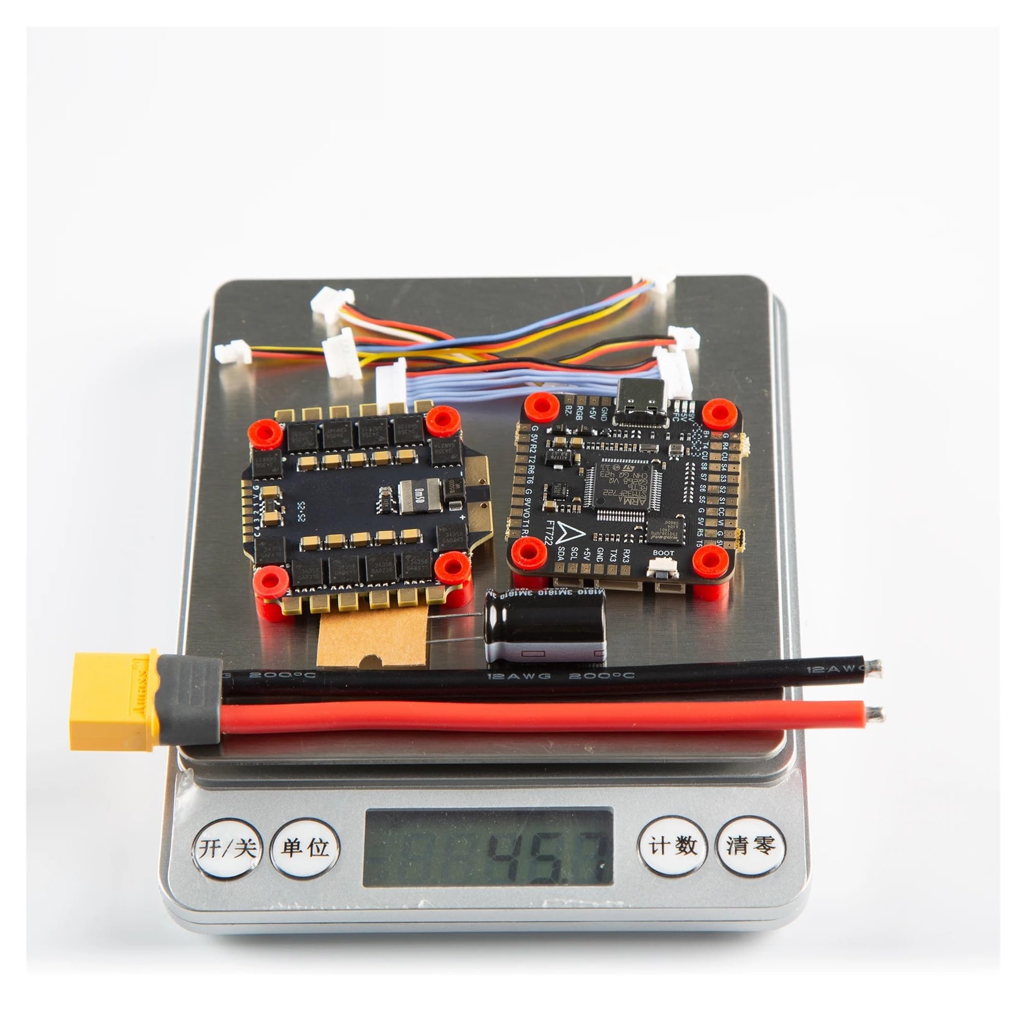 1 pz F722 V2 Stack F7 Flight Controller adatto for fai da te RC FPV Freestyle Racing Drone Quadcopter 3 6S Lipo 50A 60A 65A 4 in 1 BLheli S ESC(F722 50A Stack)