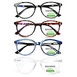 SIGVAN 3 Pack Reading Glasses Spring Hinge Stylish Readers Black/Tortoise for Men and Women (4 multicolour, 2.00, x)
