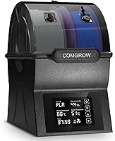 Comgrow SH02 Filament Dryer Box: 2-Spool 3D Printer Dry Box with PTC Fast Heater, Touch Screen, One-Key for PLA PETG TPU ABS (1.75/2.85mm)