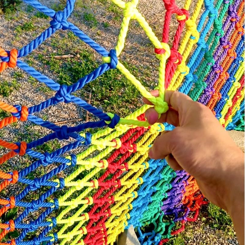 子供用クライミングネット、ロープネット、カラフルなセーフティネット