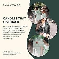 Vista 9 de Calyan Wax Co. Evergreen & Eucalyptus - Vela perfumada de 3 mechas – 43 horas de combustión – Velas de soja de lujo de 3 mechas – Velas de cera