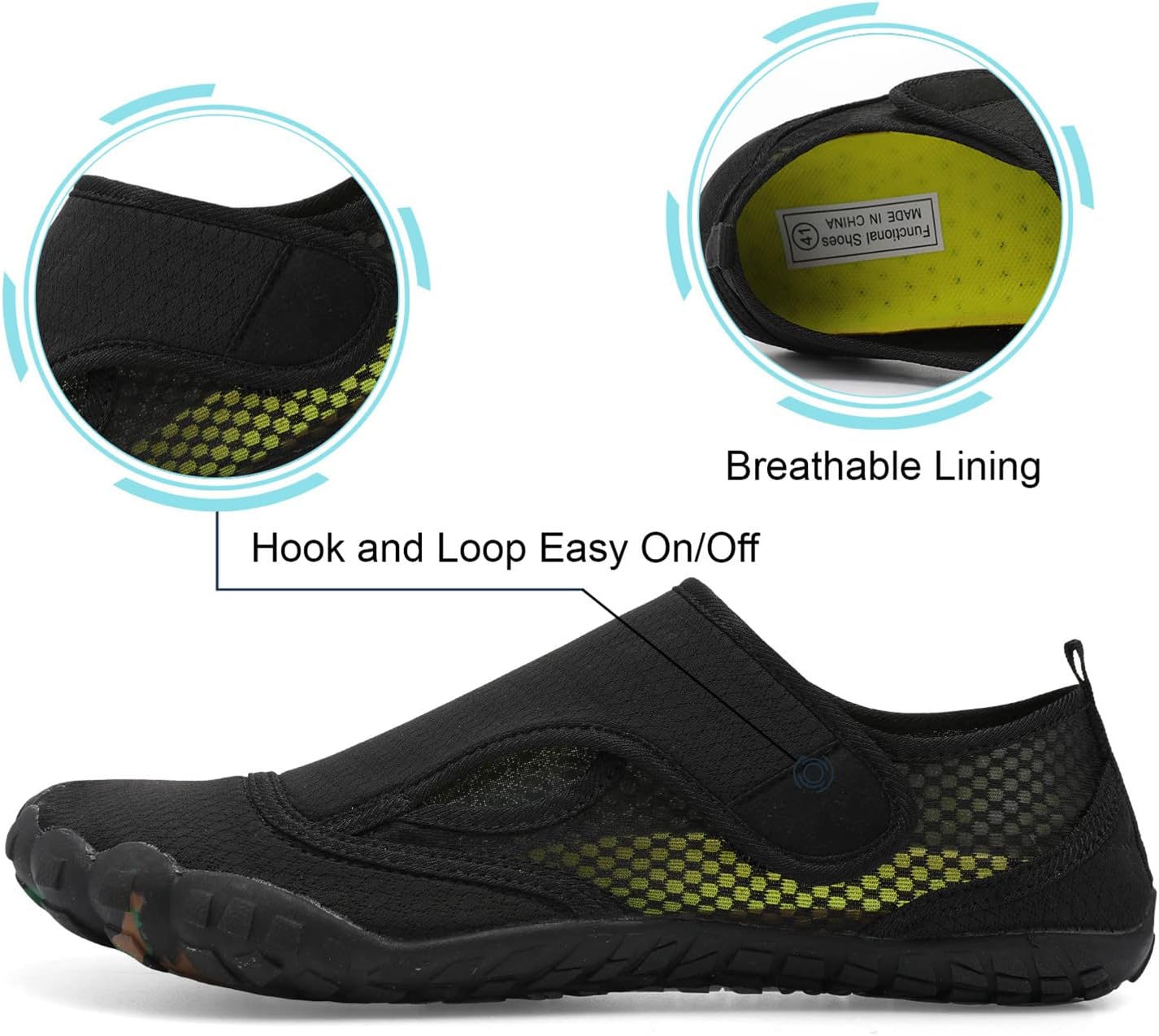 Centipede Demon Swim Water Shoes for Women Men Quick Dry Barefoot Aqua Sneakers Shoe for Beach Hiking Diving Boating River Outdoor Water Sports - Image 3