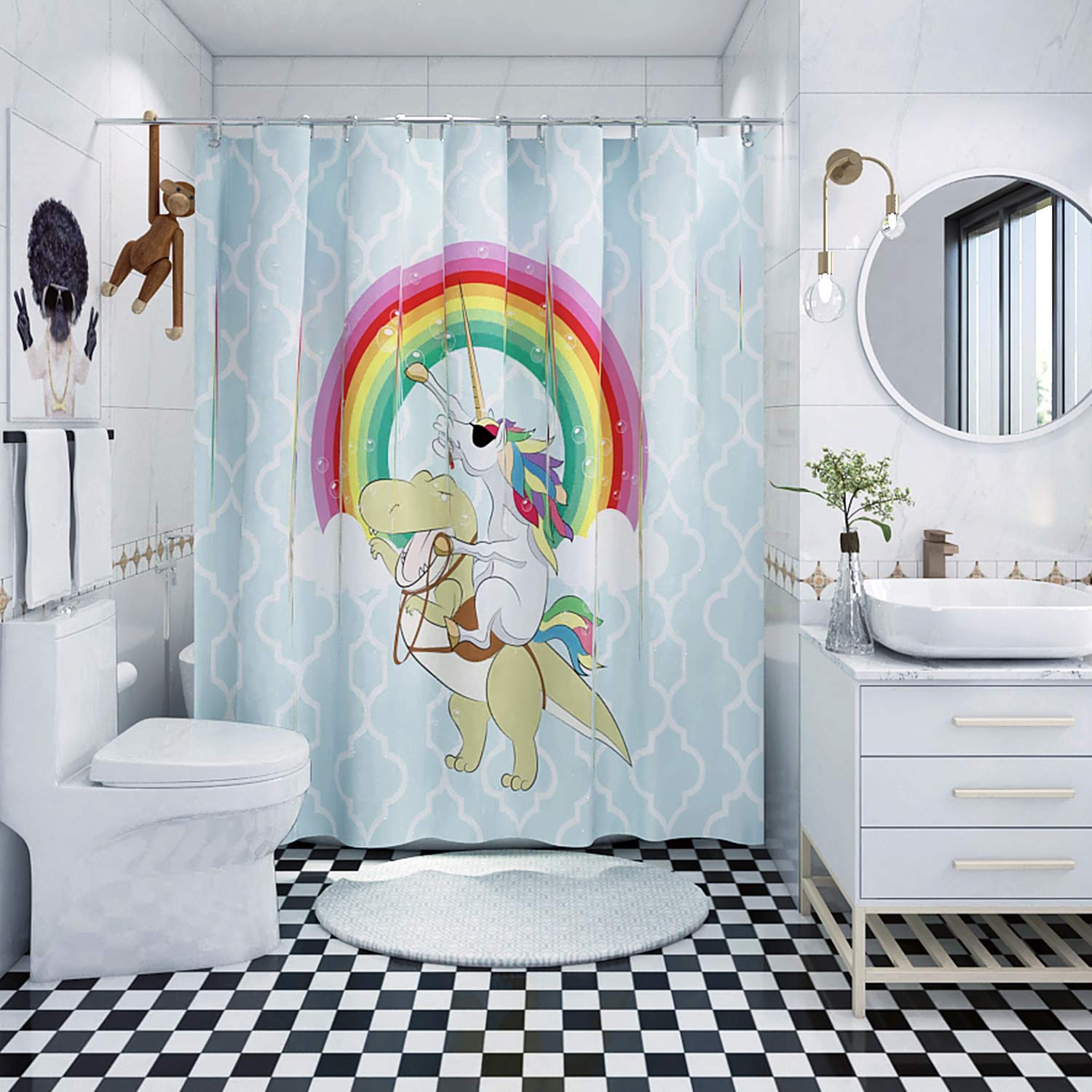 Little Boy Shower Curtains Curtains & Drapes 2023