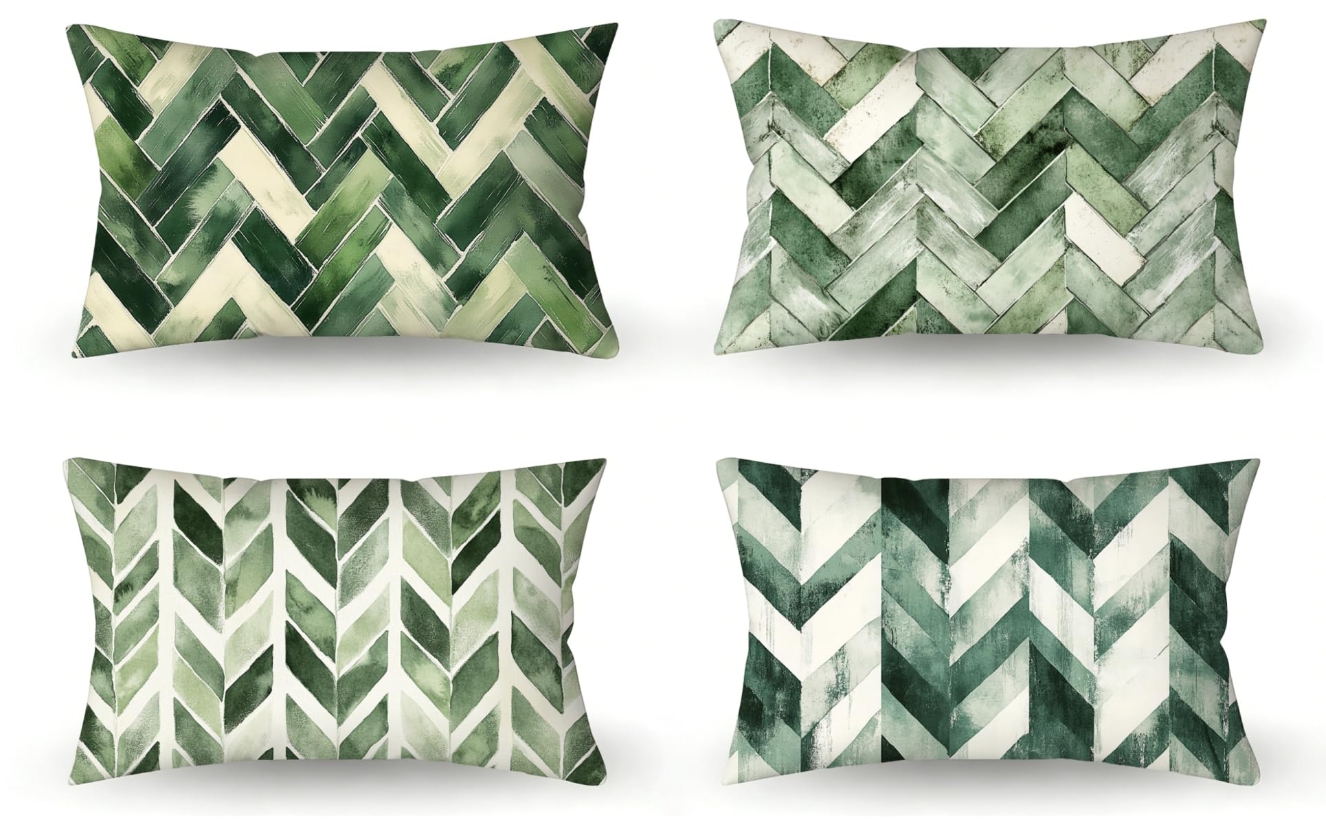 Coussin de jardin impermeable 30x50 lot de 4 anti tache moutarde
