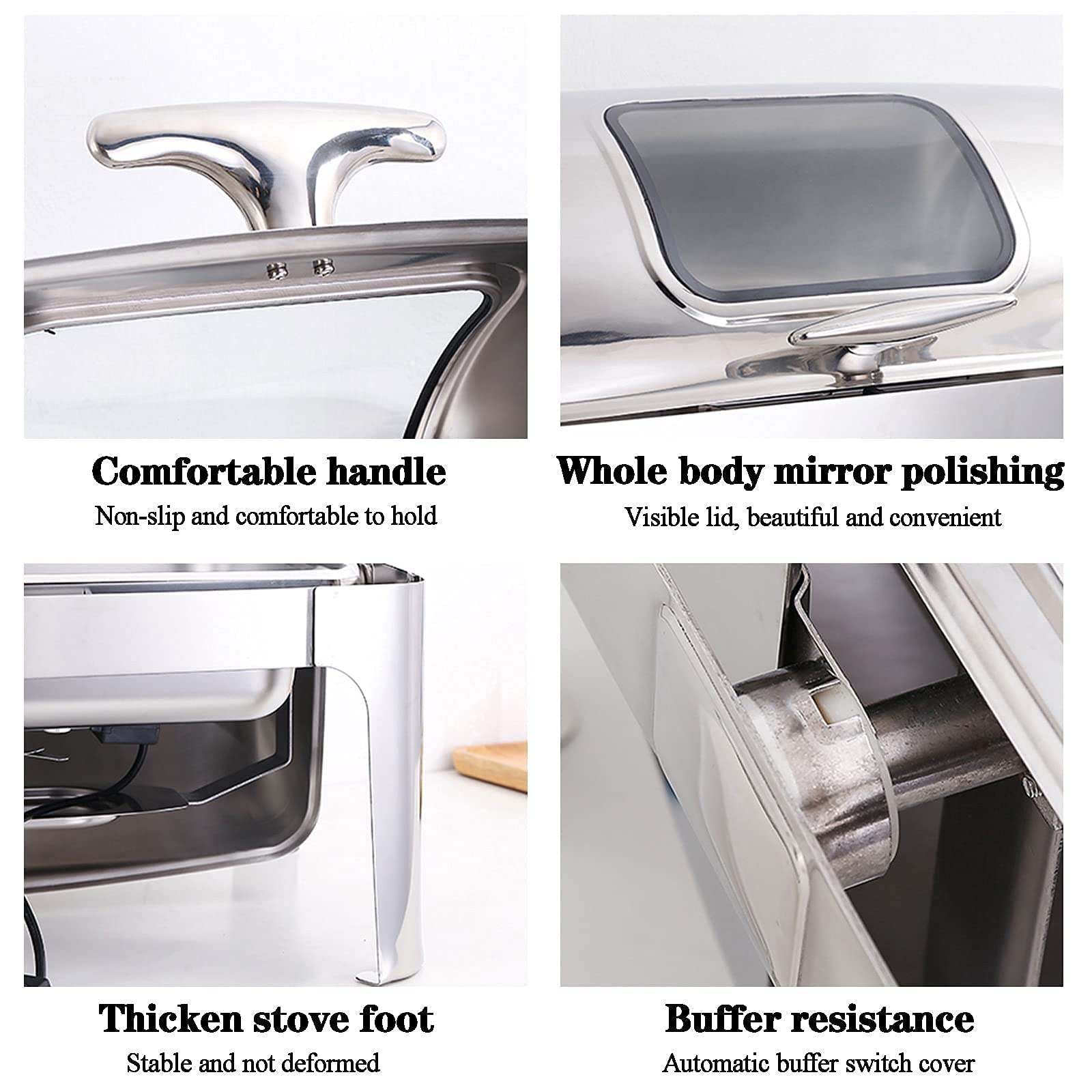 パーティー用13Lフードウォーマービュッフェ、ステンレススチール製業務用　類似品 Amazon.co.jp: チェーフィングディッシュ 保温器 11 L サーバー&フード