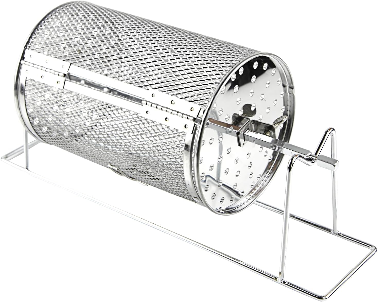 IVhomeshop Large Capacity Raffle, Raffle Drum Wheel Spinner Ticket Spinner Holds 600 Tickets Raffle Wheel Spinner with Stand Drum Cage for Games Events Raffles Tickets