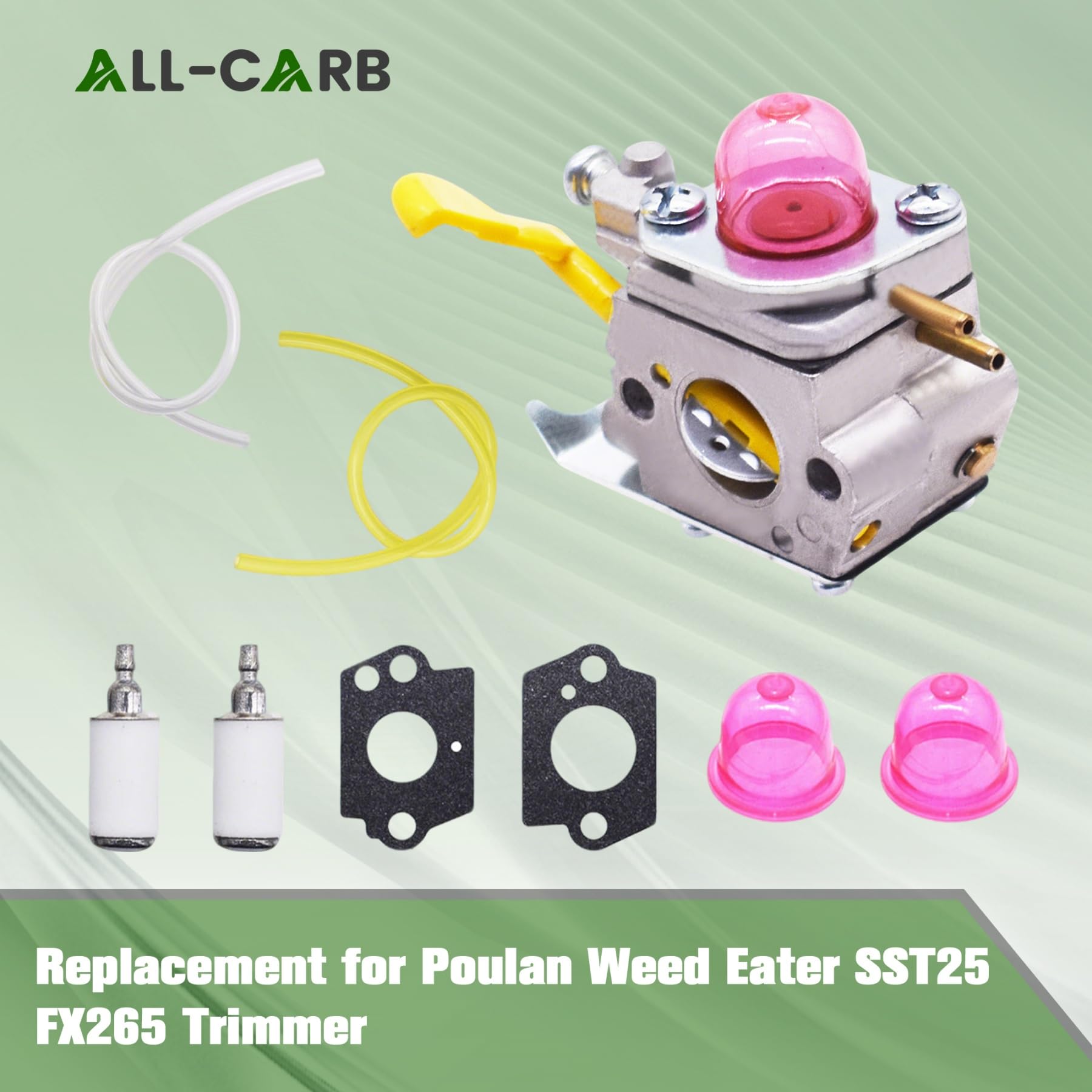 Amazon.com: ALL-CARB SST25 Carburetor with Fuel Line Replacement