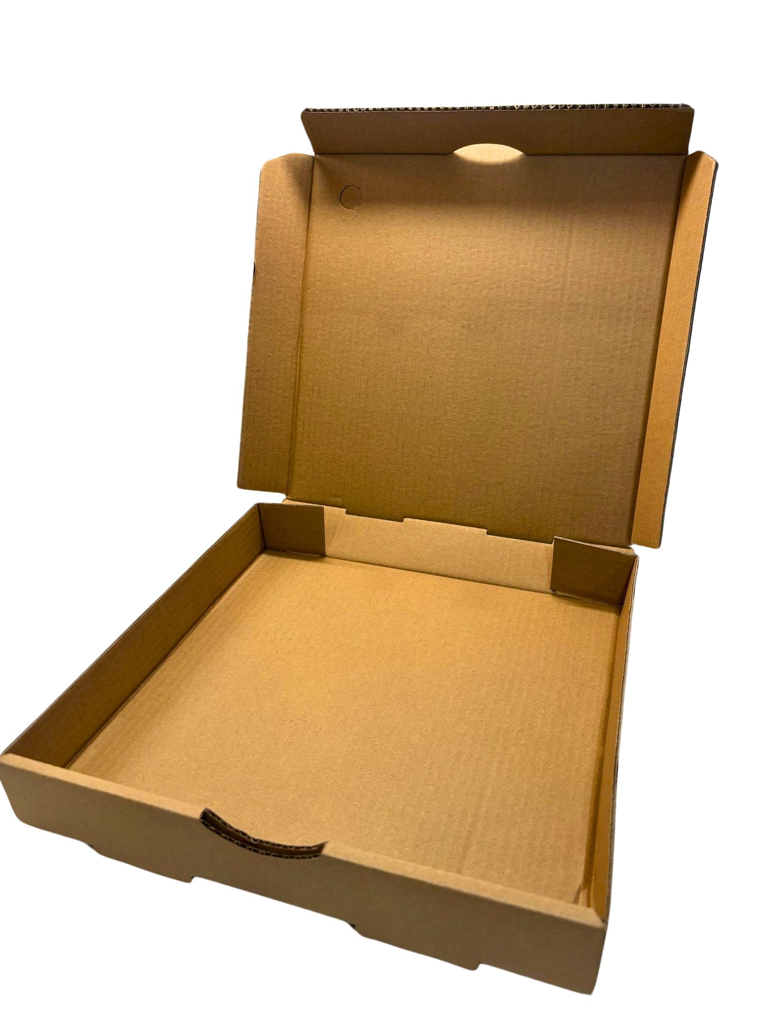 Pack And Serve - Pizza Box (Pack of 50) Corrugated B-Flute - Restaurant Quality Pizza Box, Grease Resistant, Ventilated (12 Inch)