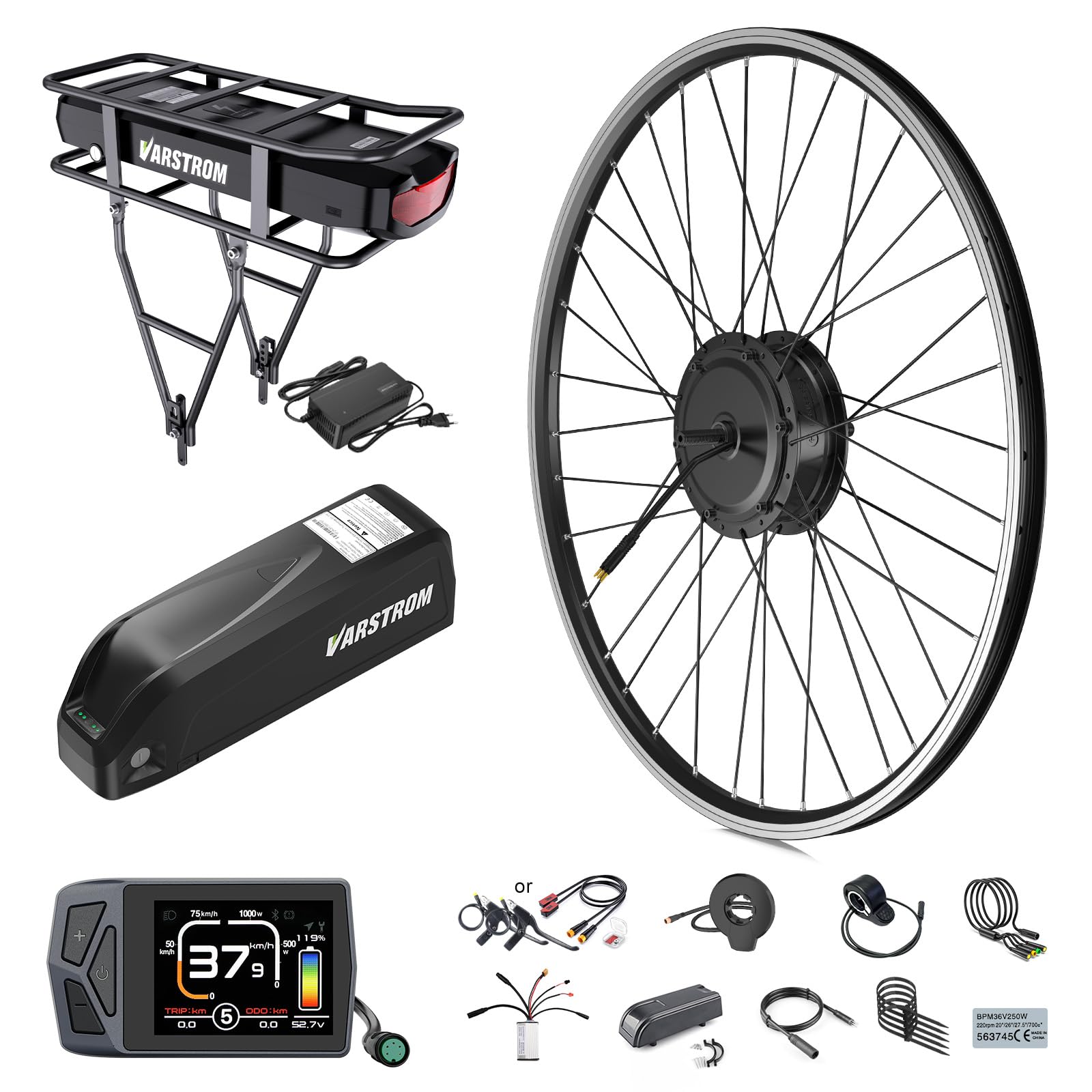 Amazon.com : BAFANG 48V500W Front Hub Motor Kit 26