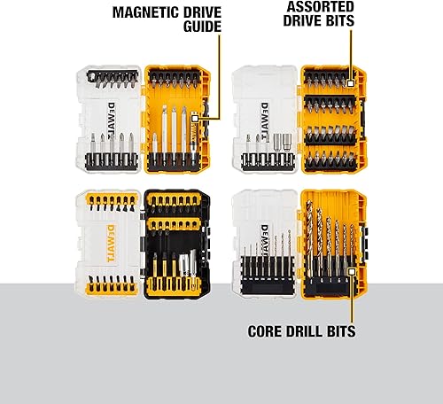 Miniatura 7 de DEWALT Kit de herramientas mecánicas y juego de zócalos, 168 piezas (DWMT73803) y juego de brocas de destornillador, 100 piezas (DWA2FTS100)
