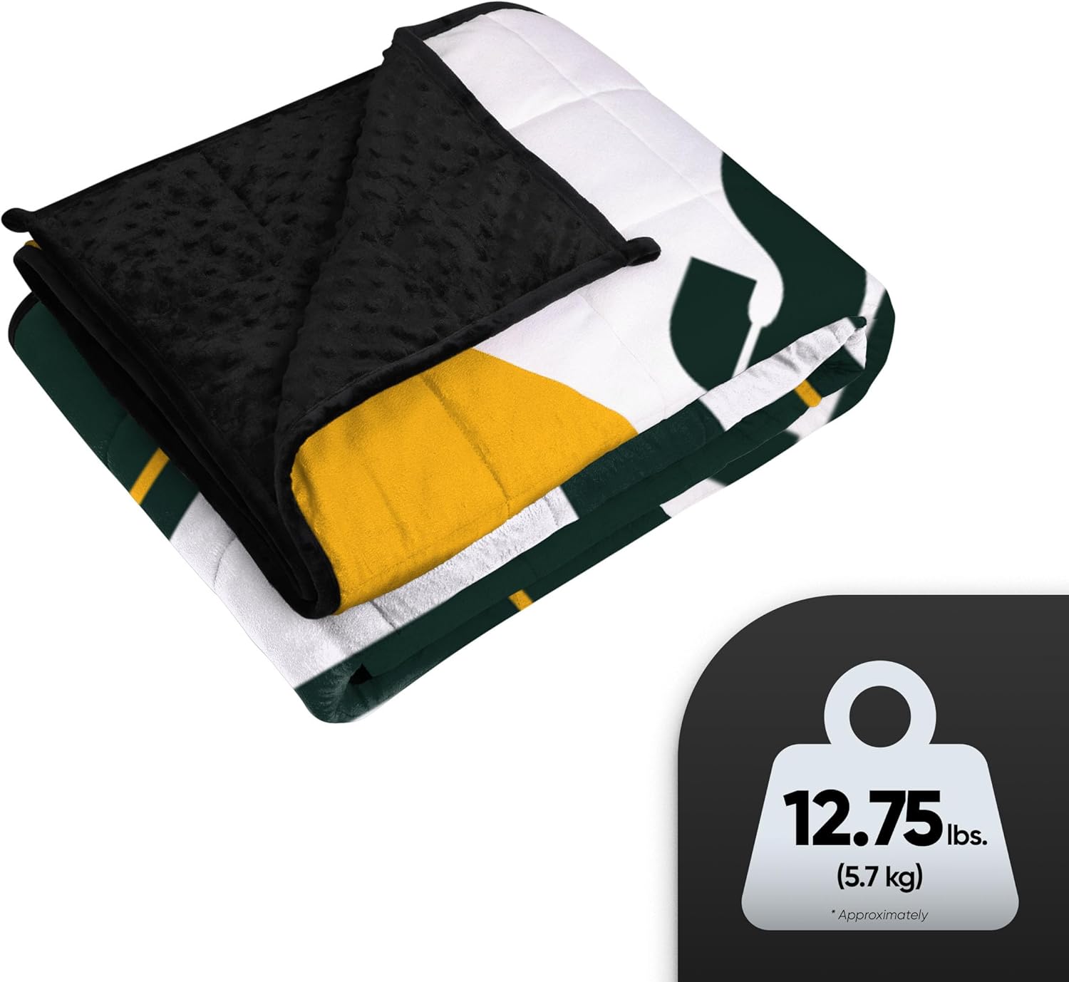 FOCO NFL Team Color Wordmark Weighted Blanket 60" x 80"