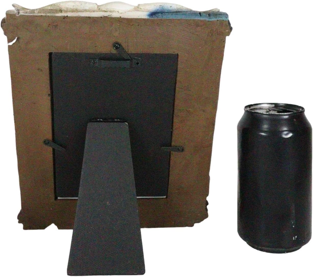 Ebros Gift Rustic Western Country Lone Star Patriotic Texas Bluebonnets Garland Longhorn Cow Skull Faux Wood 4X6 Picture Photo Frame With Easel Back Stand Or Wall Hanger Desert Old World Accent