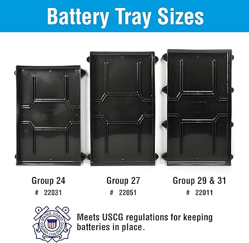 Miniatura 5 de Seachoice Bandeja de baterías con grupo de correa de sujeción