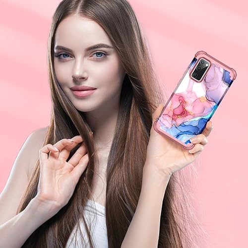Miniatura 7 de Funda para Galacy S20 FE 5G, tres capas de alta resistencia a prueba de golpes, de plástico duro, goma de silicona suave, funda protectora contra