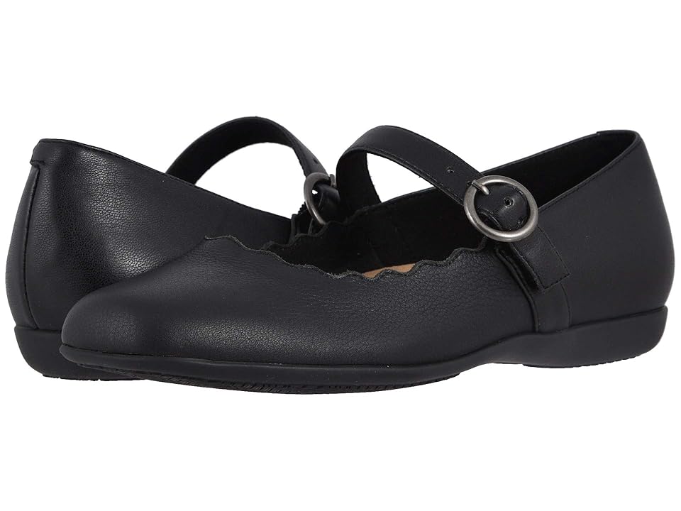 Trotters Sugar (Black) Women's Flat Shoes INTERNATIONAL SHIPPING
