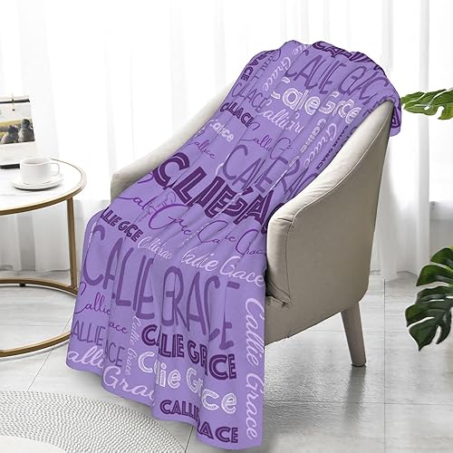 Miniatura 165 de Dr.TOUGH Mantas personalizadas para niños y adultos, manta personalizada con nombre para niños, manta con monograma con nombres personalizados