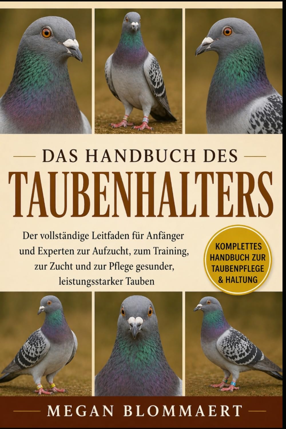 DAS HANDBUCH DES TAUBENHALTERS: Der vollständige Leitfaden für Anfänger und Experten zur Aufzucht, zum Training, zur Zucht und zur Pflege gesunder, leistungsstarker Tauben