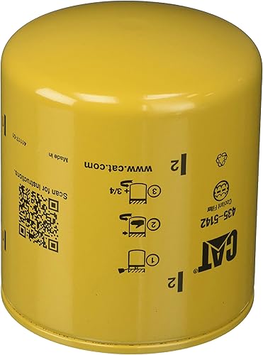 Caterpillar - 4355142 435-5142 Filtro de aceite de motor. Alto rendimiento avanzado, paquete de de 1