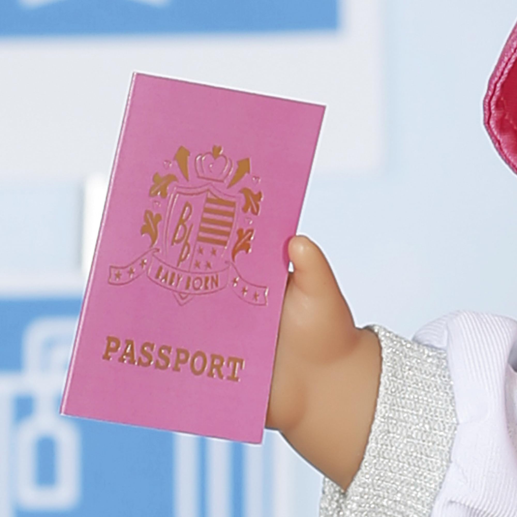 BABY born Conjunto de Viaje con Vestido, Zapatos y Accesorios para muñecas de 43 cm