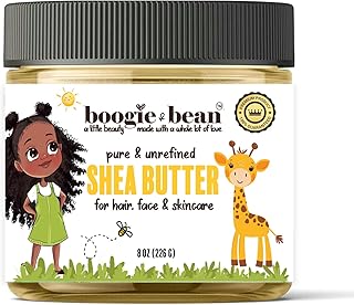 Shea Butter for Baby Skin and Hair, Creamy Baby Oil, Pure Raw Unrefined African Shea Butter for Kids. Moisturize Dry Skin, Eczema