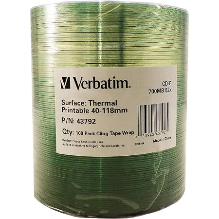 Verbatim (43411) : CD-R 52x 100-pack