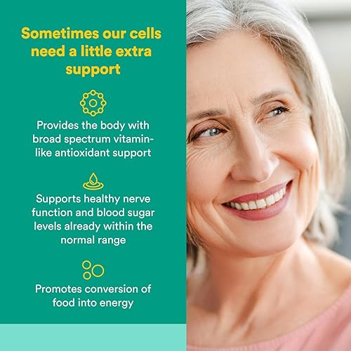 Miniatura 2 de Natural Factors Ácido alfa-lipoico 400 mg, soporte antioxidante para todo el cuerpo, 60 cápsulas