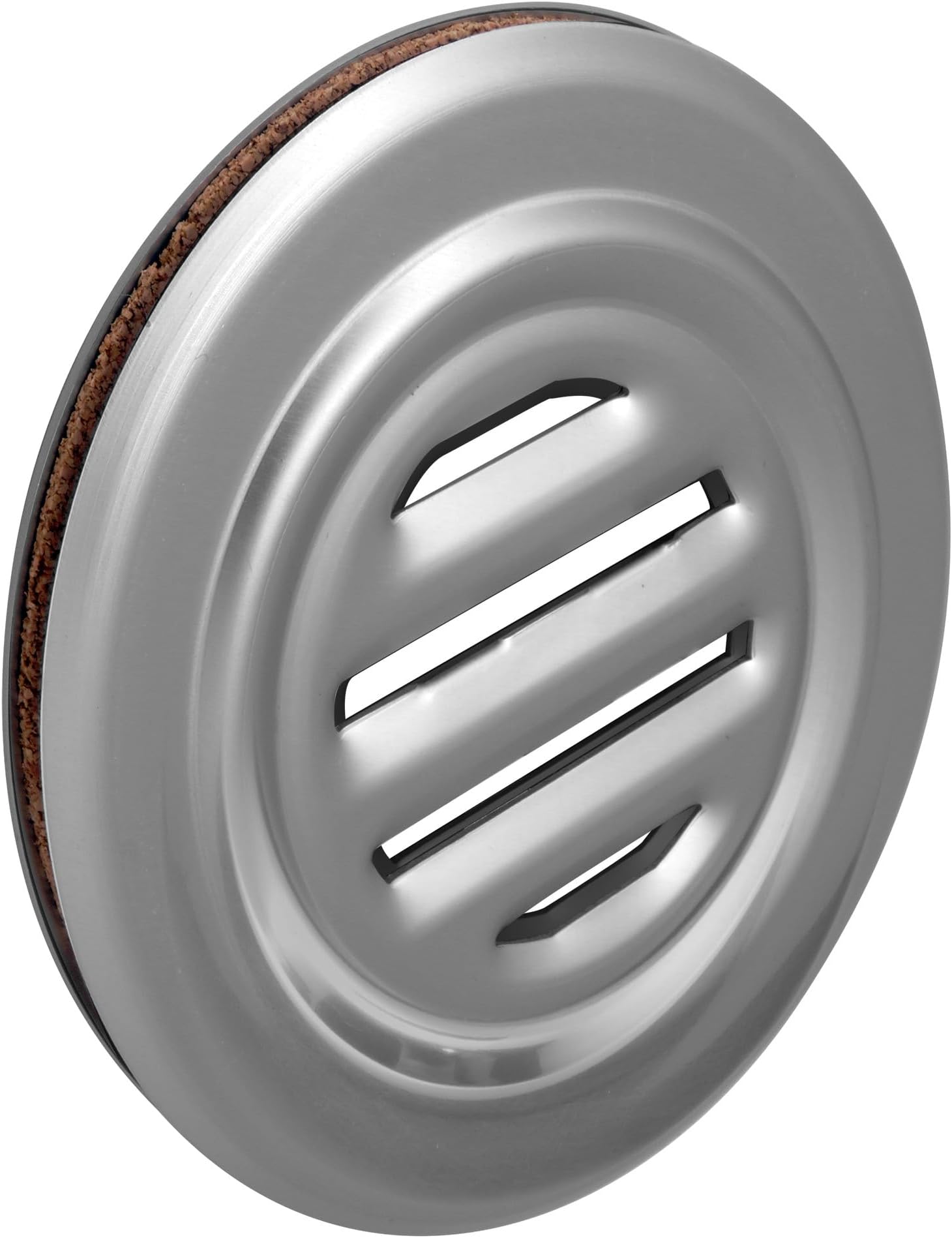 CRL Satin Anodized Finish Aluminum No-Draft Speak-Thru