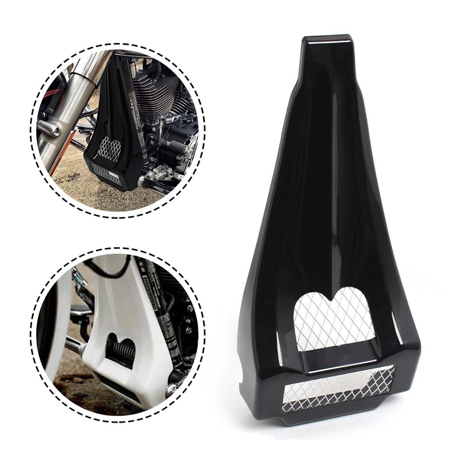 ストリートグライド チンスポ Amazon | WOWTK チンスポイラー 用のハーレー2017-2025ツーリング