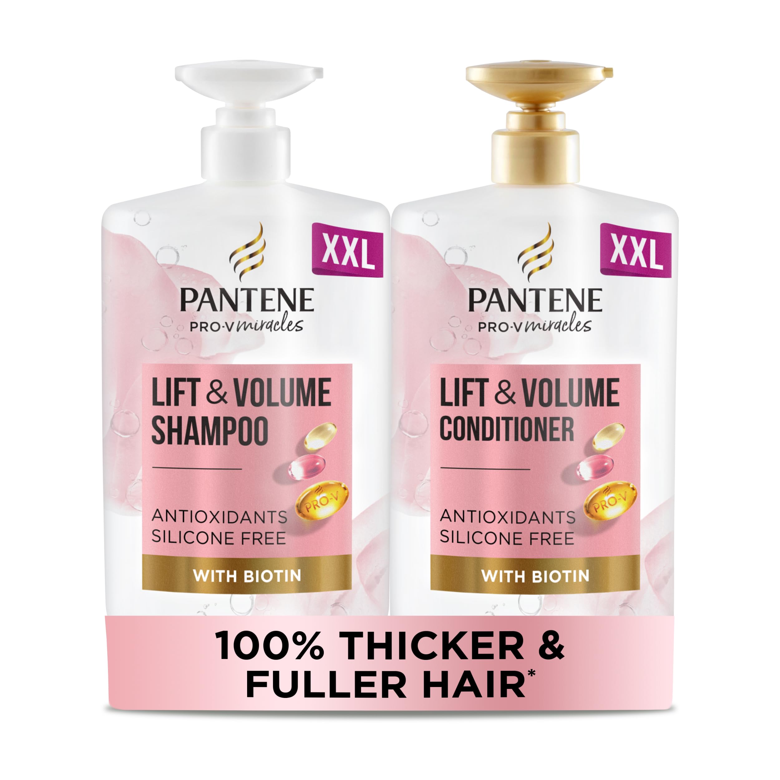 Shampoo And Conditioner Set, Hair Thickening Products For Women - Volume Shampoo And Hair Conditioner VALUE PACK 2 x 1000ml Pump Bottles