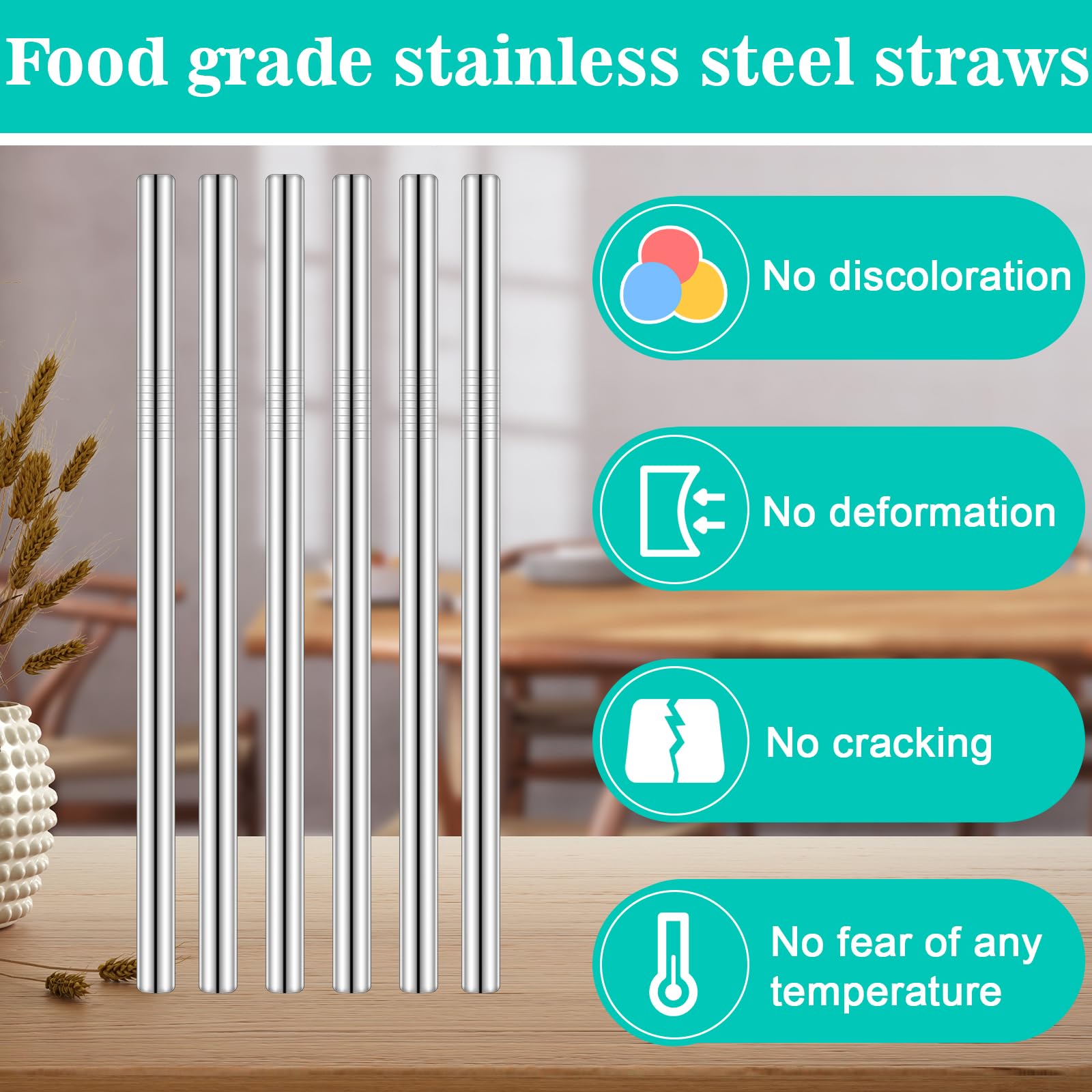 Lot De 6 Pailles De Rechange Pour Owala FreeSip - Pailles En Plastique Réutilisables Avec 2 Joints