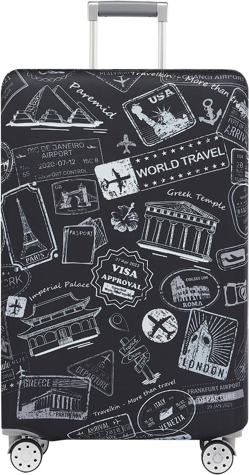 Luggage Covers For Suitcase Tsa Approved,Suitcase Cover Protector Fit 18-32 Inch Luggage