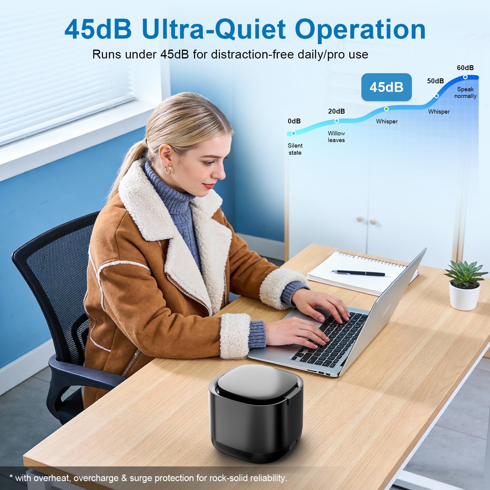 Ultrasonic Retainer Cleaner - Wireless Dental Pod -9