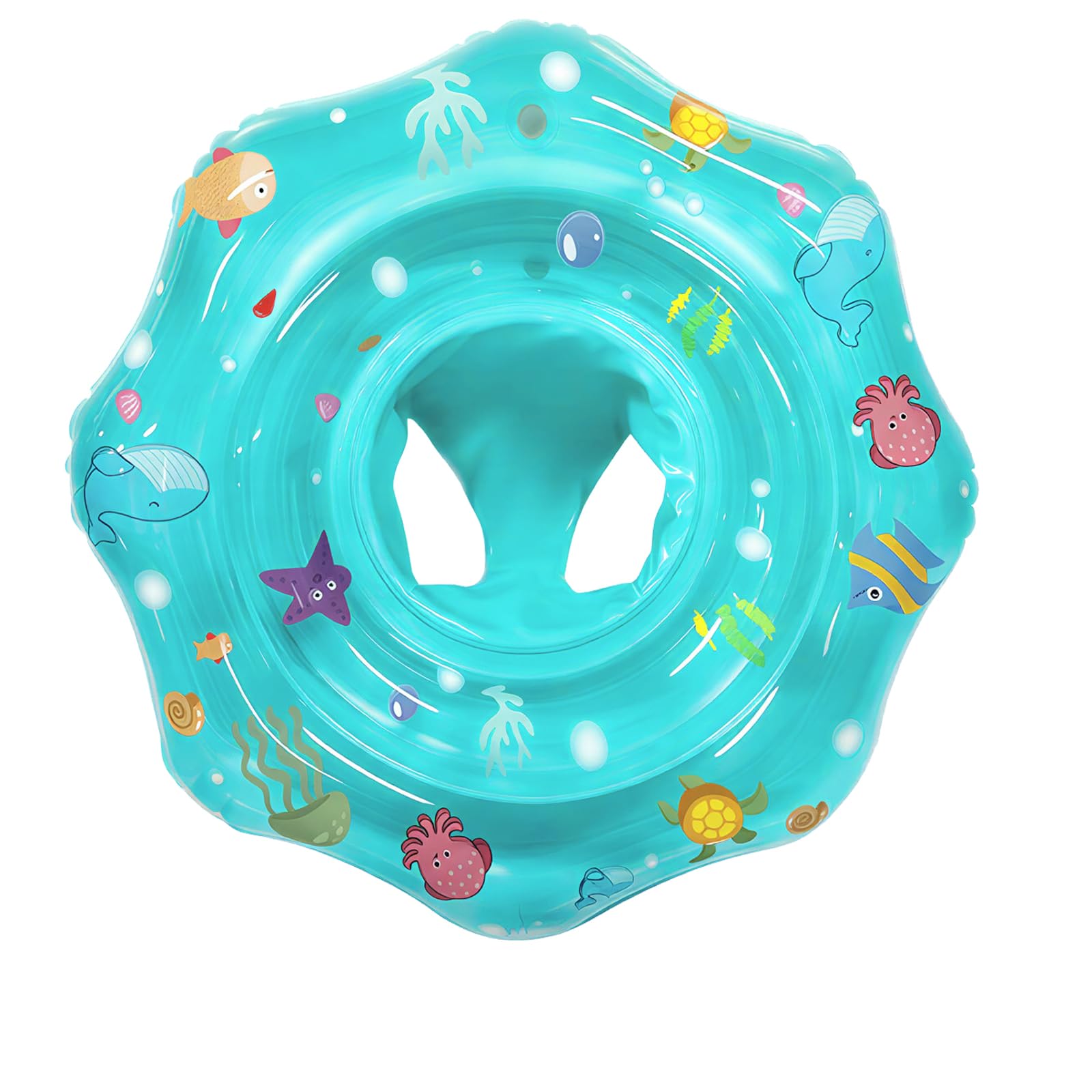 Baby Swimming Float, Inflatable Baby Swimming Ring with Safety Seat, Baby Swimming Ring, Toddler Bath Toddler Swim Pool Bathing Accessories for Toddlers Kids 6-36 Months and Swim Training