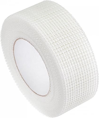 Miniatura 8 de uxcell Cinta adhesiva para paneles de yeso de fibra de vidrio autoadhesiva de 2 pulgadas x 328 pies, malla de 0.110 in