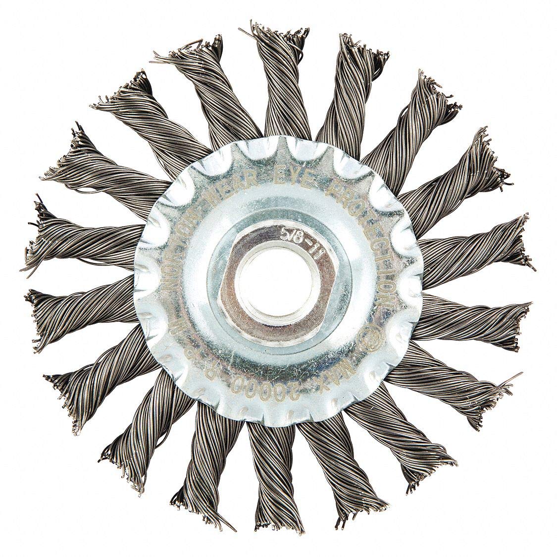 Wire Wheel Brush, Arbor Hole Mount
