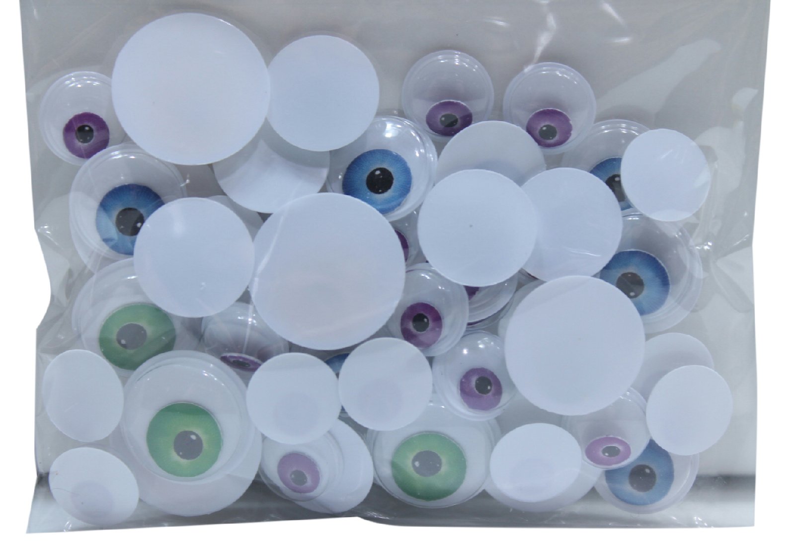 60 Count Crafter's Square Wiggle Monster Eyes (Pack of 2)