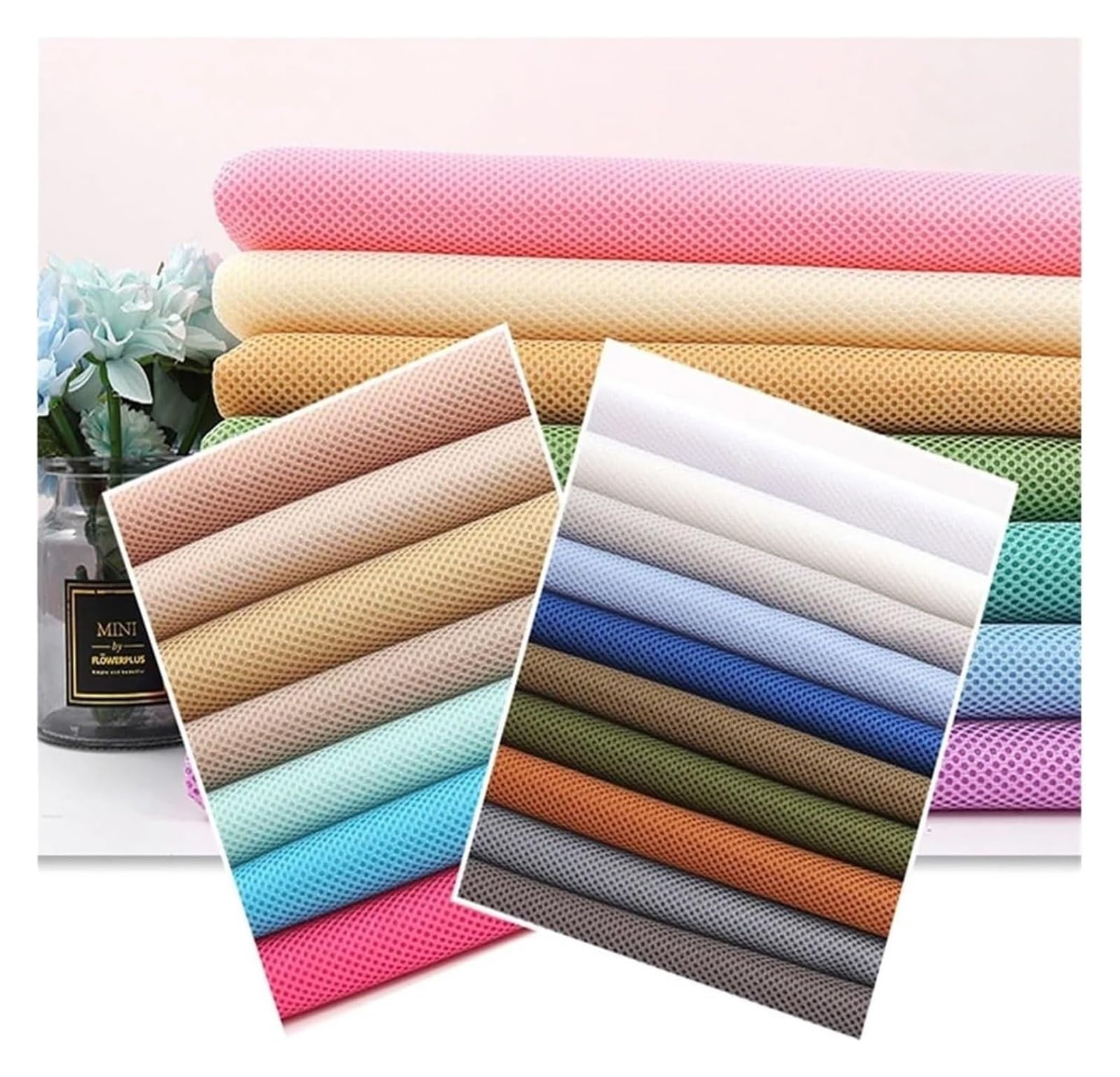 Tela De Malla Elástica De Costura Transpirable for Bolsas, Fundas for Asientos De Carro(Color 19)